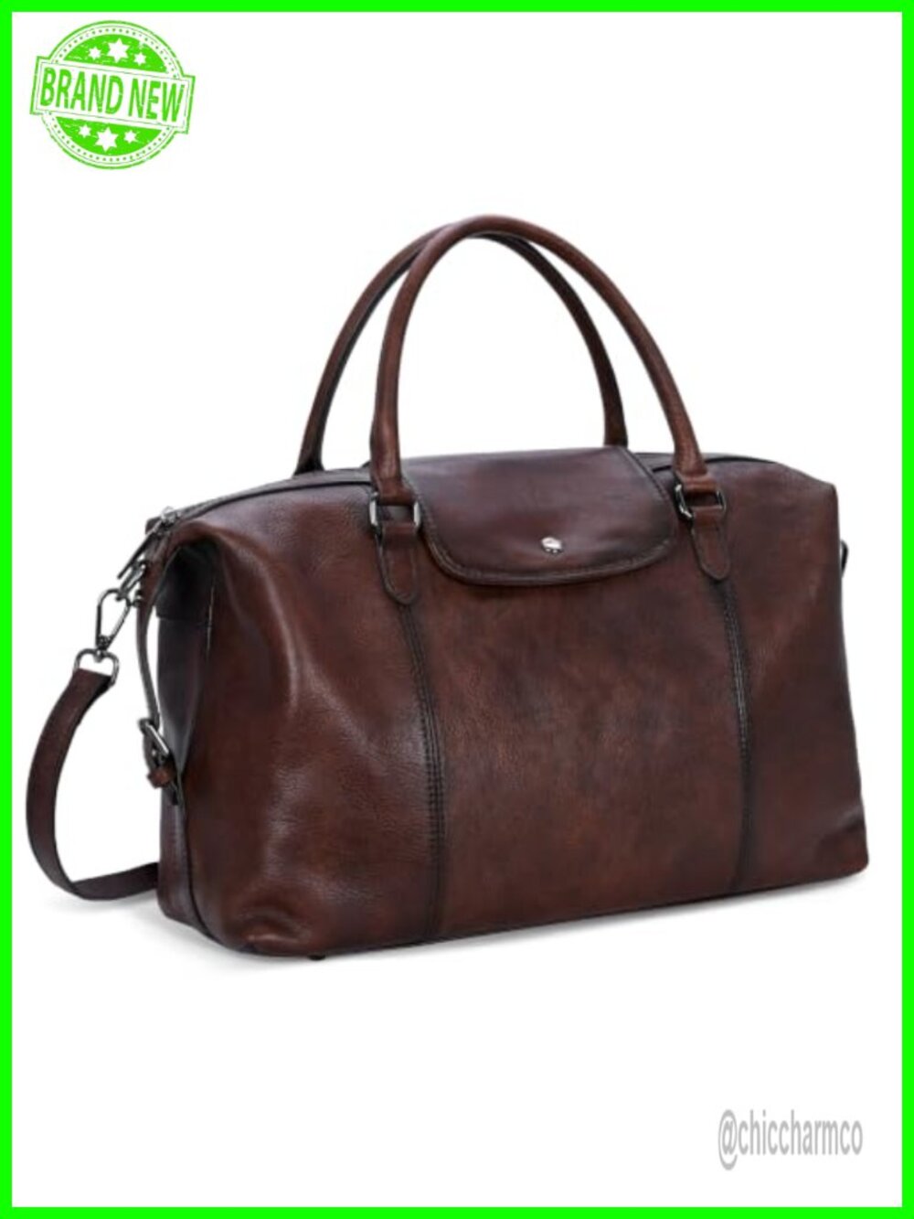 Genuine Leather Satchel Shoulder Bag Crossbody Tote for Women